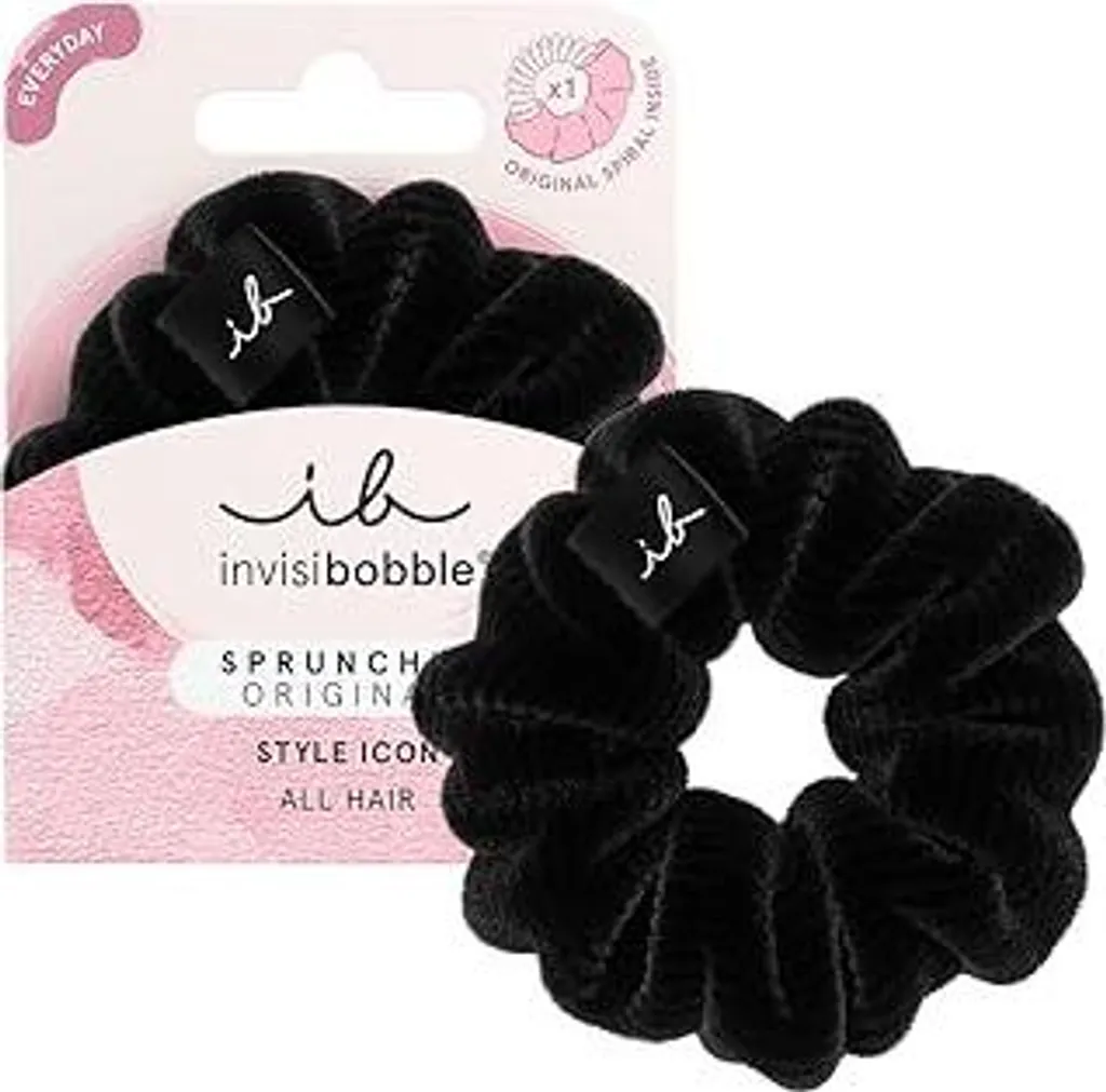 invisibobble Sprunchie Nero Velluto Dusk till Dawn - Eleganza Senza Segni