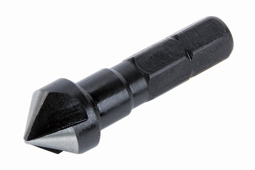 Wolfcraft 10mm Senker für Blech Holz Kunststoff HSS Sechskantschaft