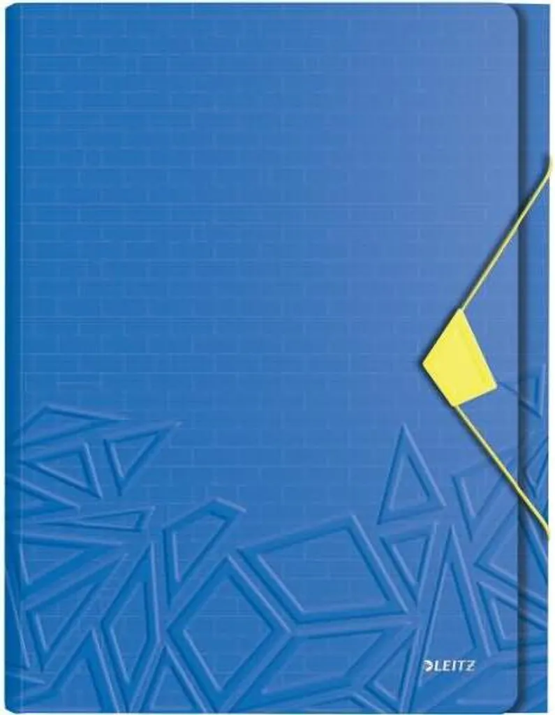 Rangement de projet A4 bleu Urban Chic idéal pour organiser 5 dossiers