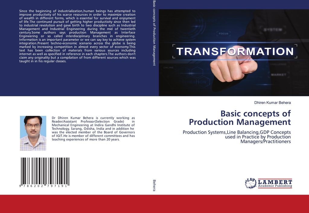 Basic concepts of Production Management