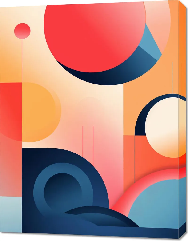 Quadro 70x90 cm Sogni geometrici