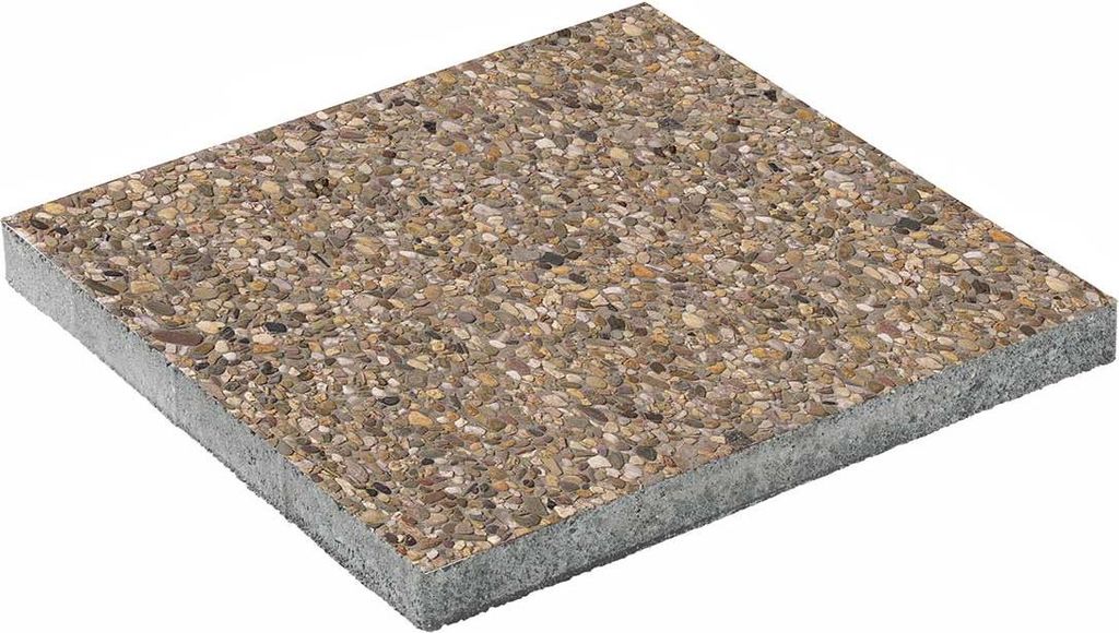 Terrassenplatten WASCHBETON RHEINKIES 50/50/4 CM