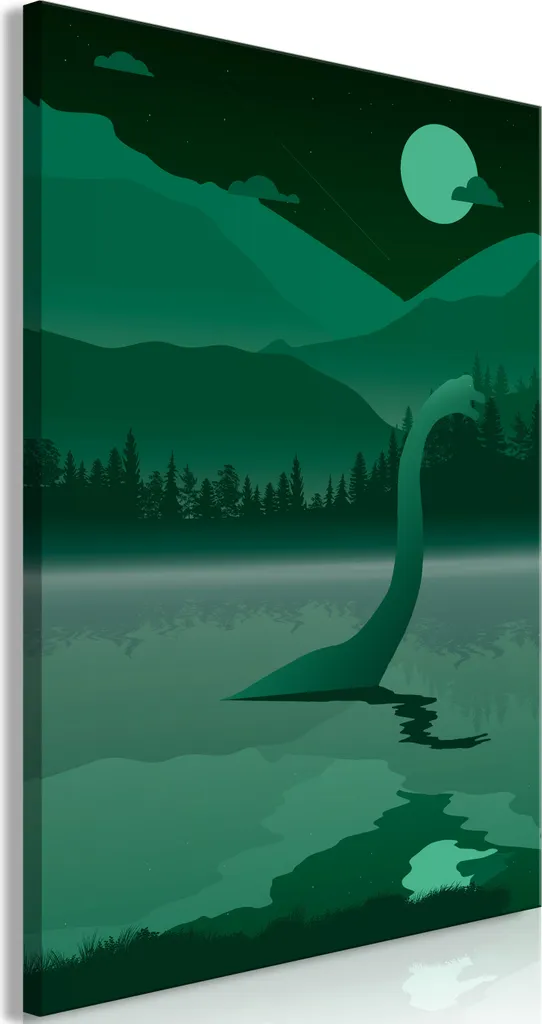 La Cameretta dei Sogni: Quadro Loch Ness 80x120 in Tessuto Non Tessuto