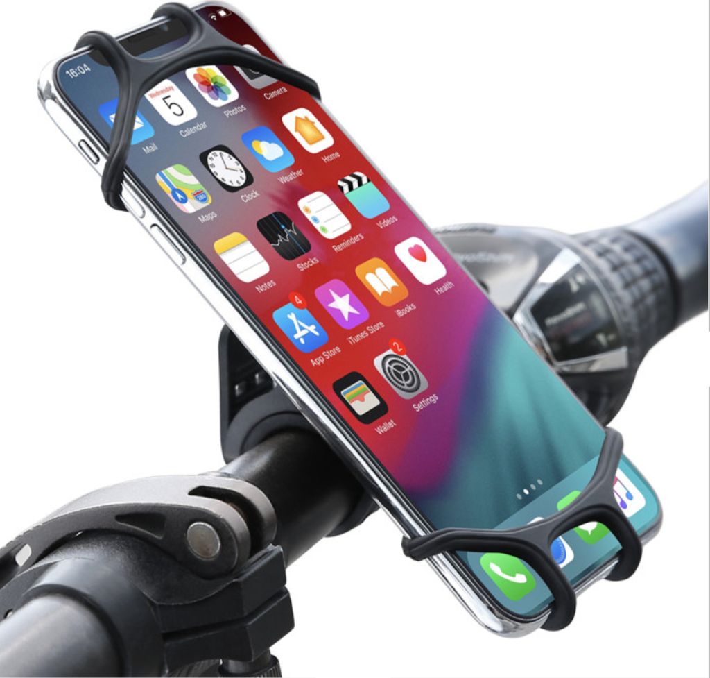 Qivee Handyhalterung Fahrrad Silikon Halterung Motorrad Produktbild 