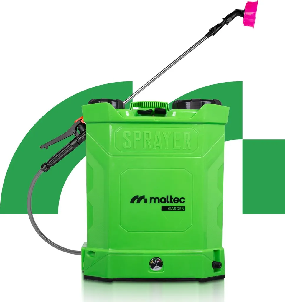 Pulvérisateur à dos à batterie 20L MalTec - Lance télescopique 96 cm - 12