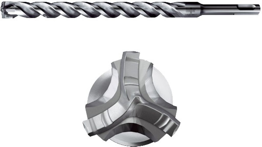 Heller Tools TriJet 26763 2 Carbide metal Hammer drill bit 10 mm Total length 310 mm SDS-Plus 1 pc(s)