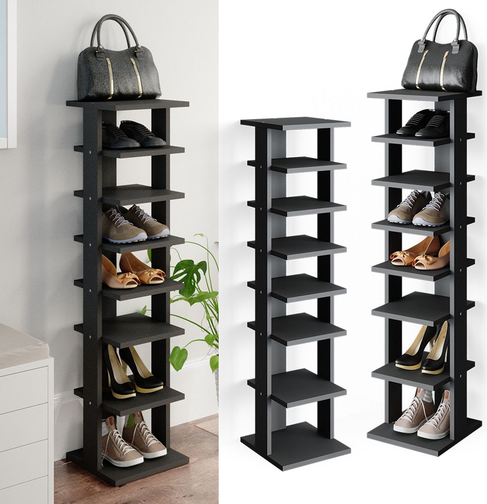 Vicco Szafka na buty Sara, 26.7 x 110 cm, Antracyt Zdjęcie produktu 2