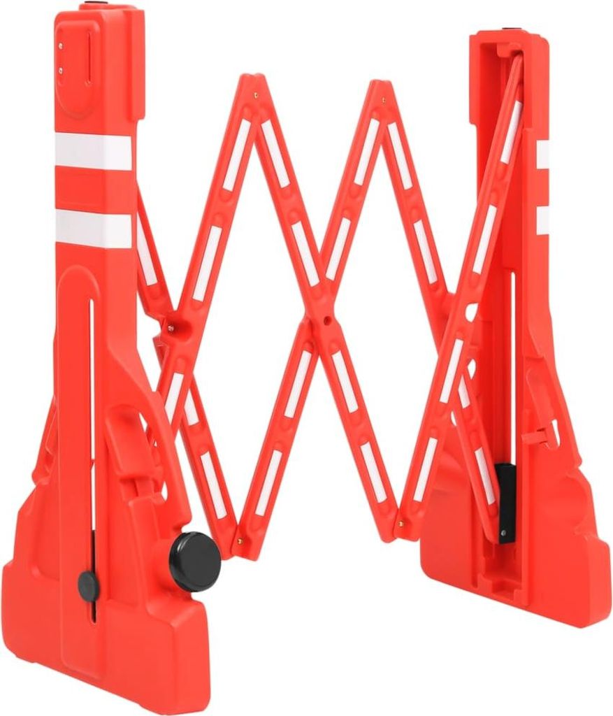 vidaXL Zábrana skladacia červená 210x50x105 cm Obrázok produktu 