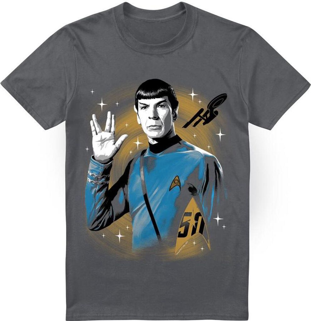 Star Trek - "Prosper" T-Shirt für Herren TV13733 (L) (Holzkohle)