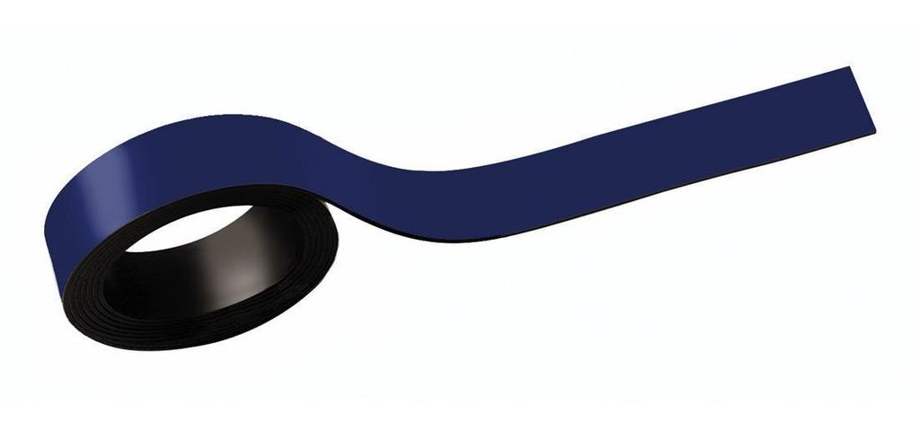 MAUL Magnetstreifen, (B)10 mm x (L)1.000 mm, blau Productafbeelding 