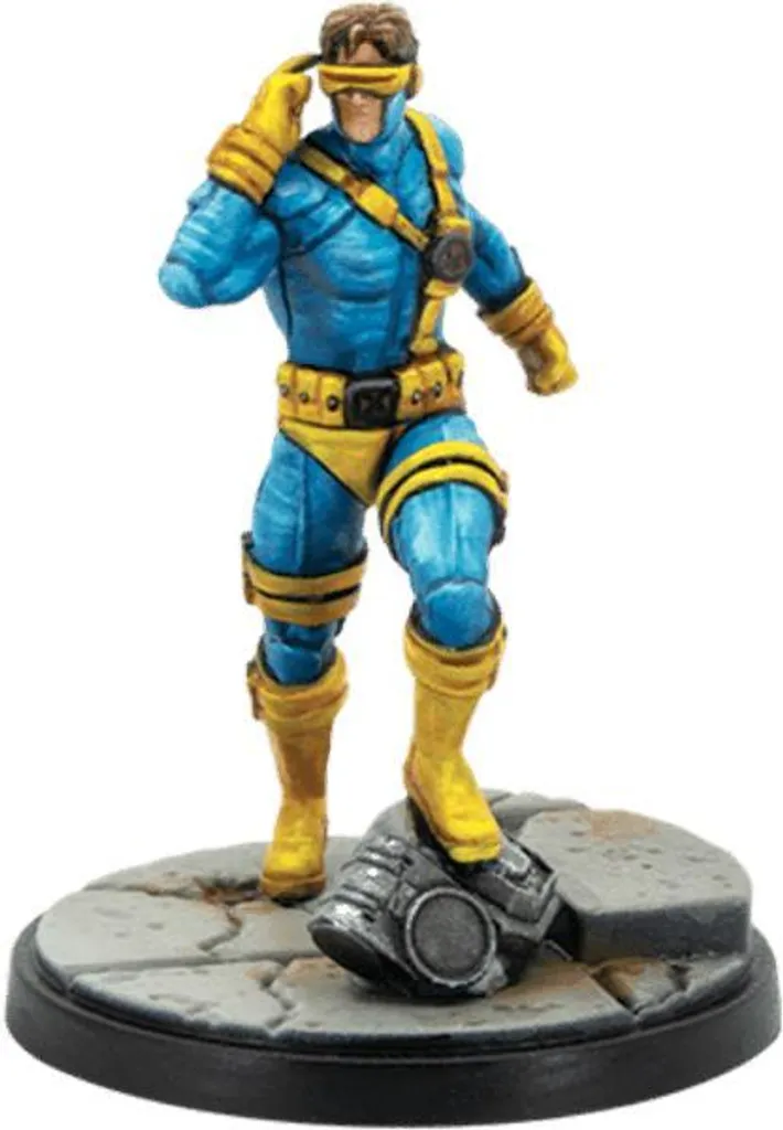 Marvel Crisis Protocol Orage et Cyclope : Figurines détaillées et cartes - 2