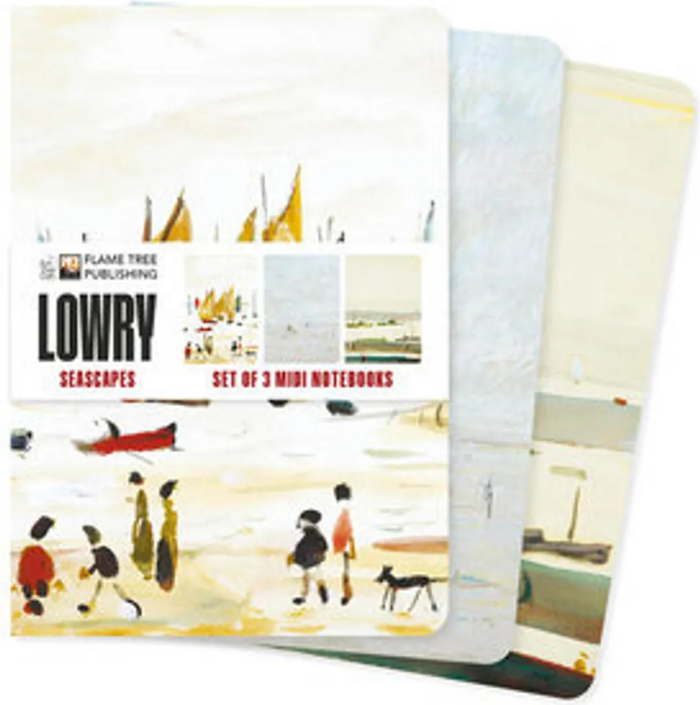 L.S. Lowry: Seascapes Set di 3 quaderni MIDI