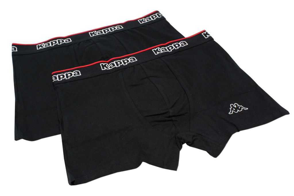Boxershort KAPPA Herren 2-er Pack Größe L schwarz