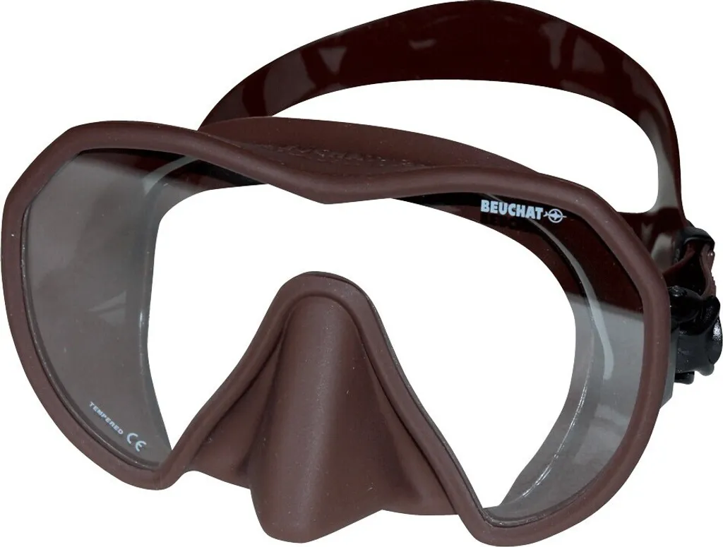 Masque de plongée Beuchat Maxlux S bleu - Silicone grand champ de vision