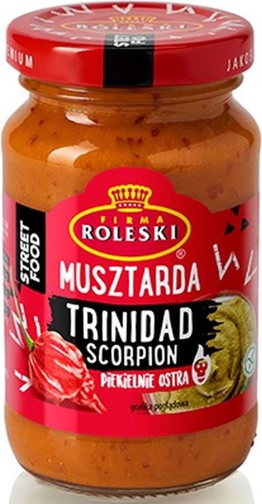 Roleski Street food Musztarda Trinidad Scorpion 210g Zdjęcie produktu 