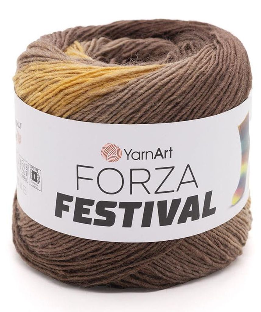 YarnArt Forza Festival Sockenwolle 75% Wolle/25% Polyamid Produktbild 