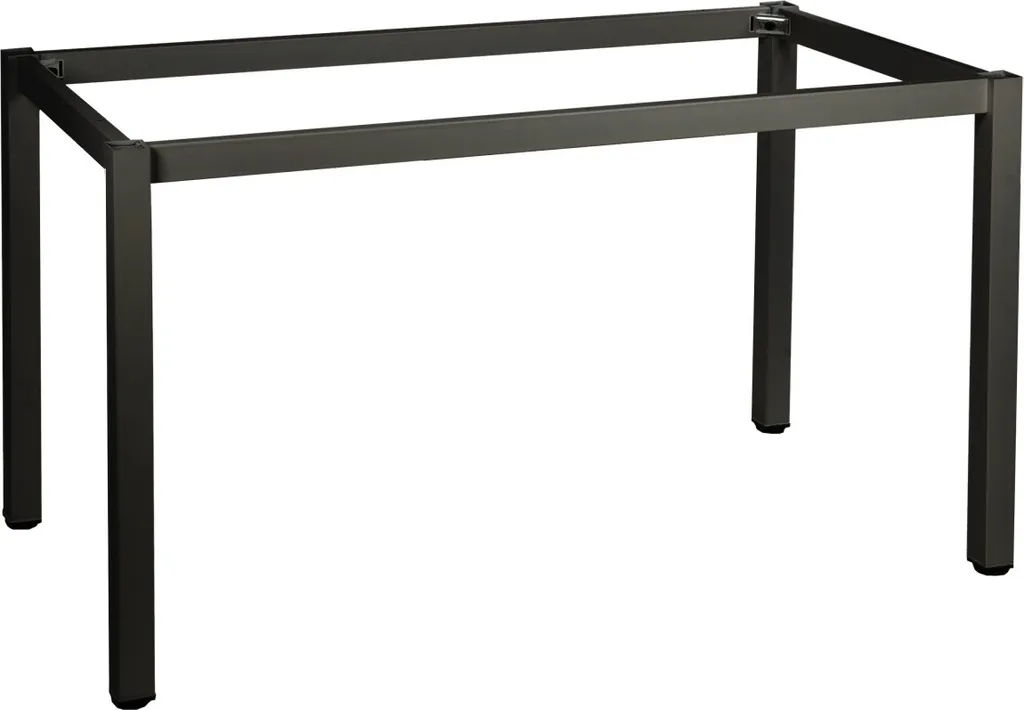 Base Scrivania Industrial NY-A057/K 136x66x72,5 cm - Metallo Nero Opaco