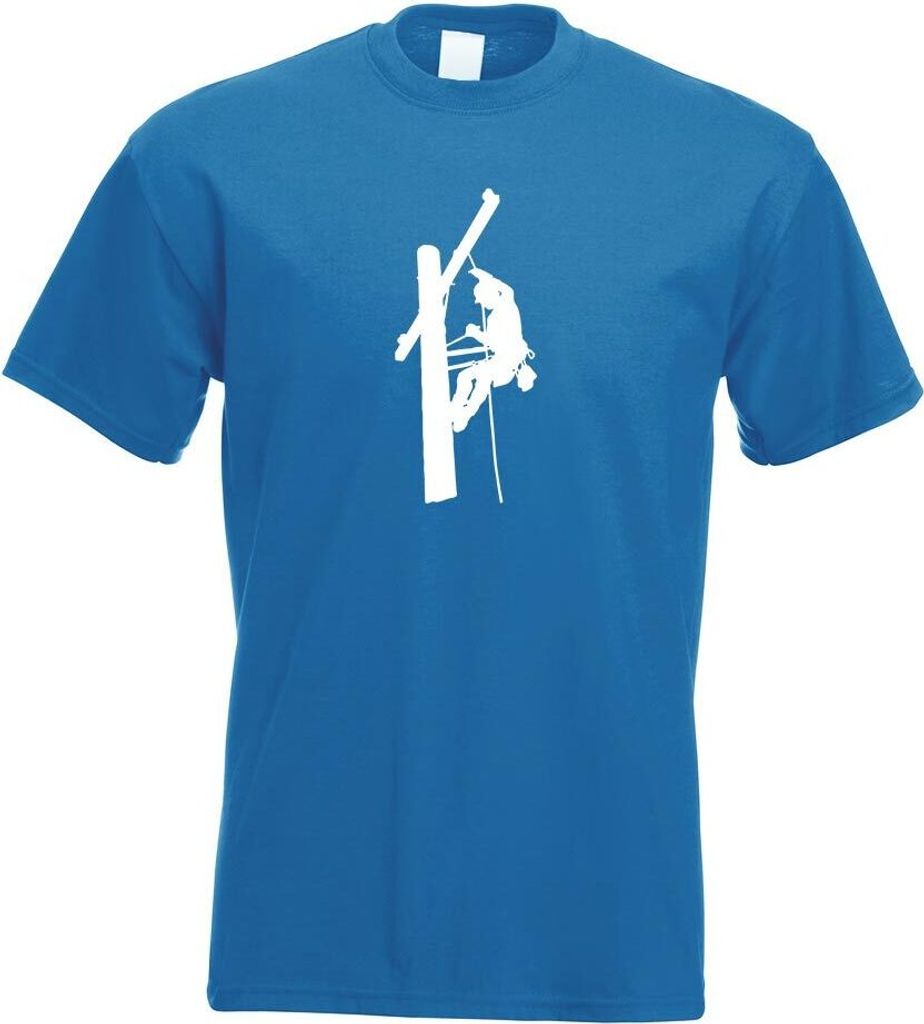 Kiwistar - T-Shirt - royal - Netzmonteure Motiv 2 - Elektriker Herren Funshirt Bedruckt Design Sprüche Spruch Motive - mit Motiv Bedruckt - Funshi...