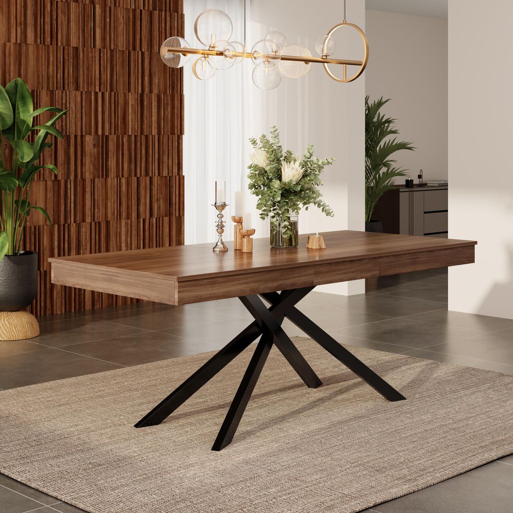 Rozkládací jídelní stůl, rozměry 140/180 x 80 cm, pro 6-8 Obrázek produktu 