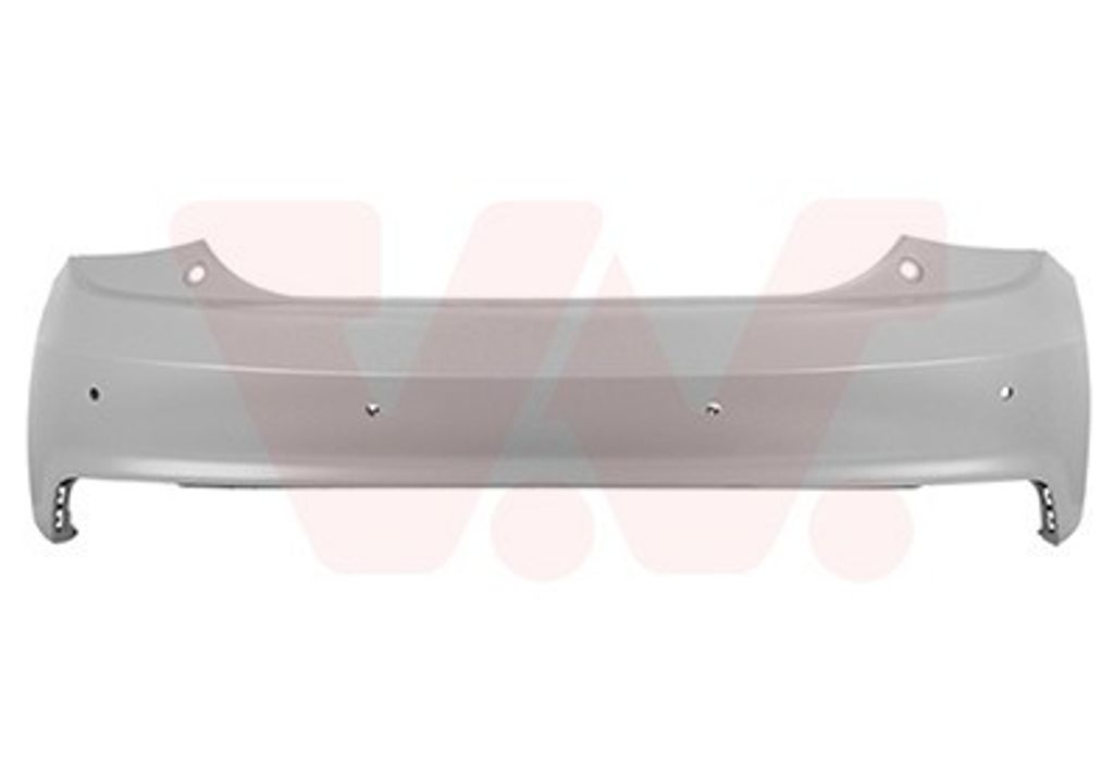 VAN WEZEL Heckstoßstange Stoßfänger Hinten für AUDI A1 Sportback (8XA, 8XF) A1 Schrägheck (8X1, 8XK)