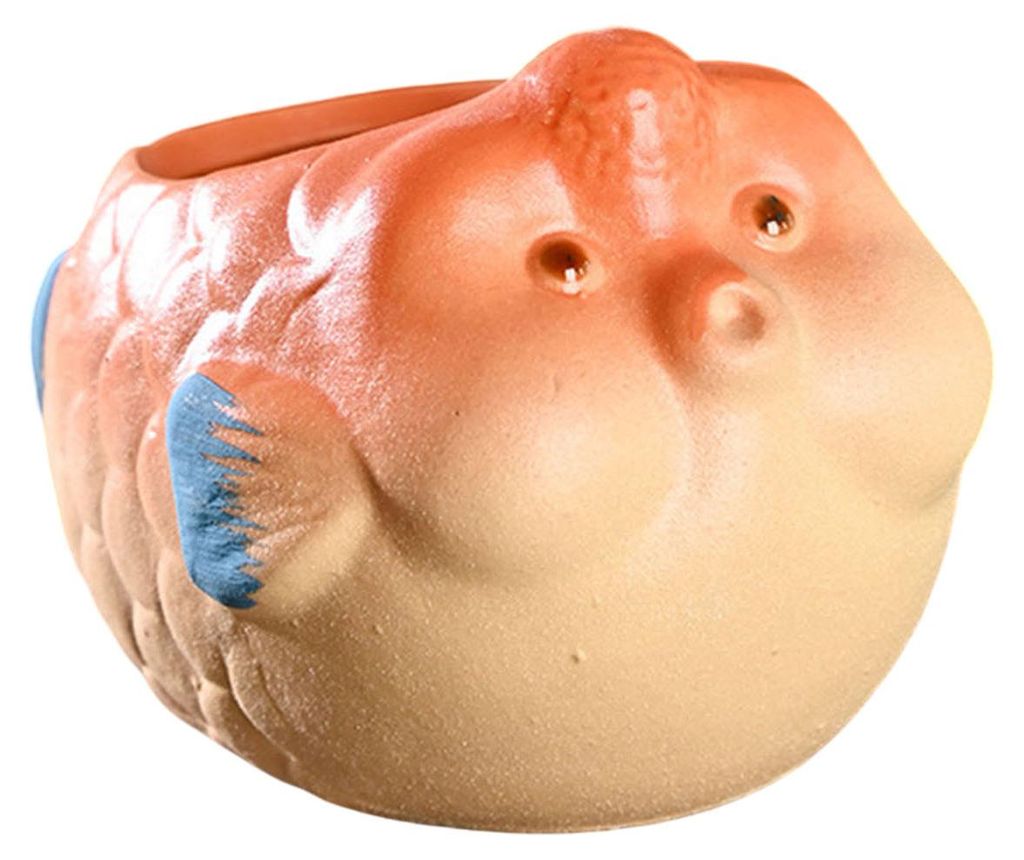 Keramik-Tierblumentopf, niedlicher Katzen-Blumentopf mit Abflussloch, dekorativer Schaf-Schwein-Pflanztopf für Sukkulenten, Heimzimmer, Büro, Sch...