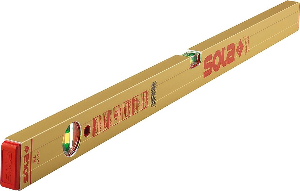 Poziomica AZ 40 cm aluminiowa złota 0,5 mm/m Zdjęcie produktu 