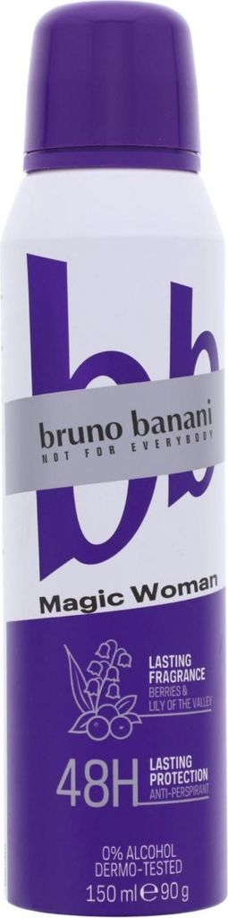 2 x bruno banani Antitranspirant Deodorant Magic Woman je 150ml