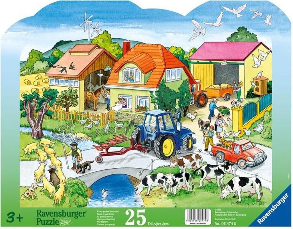 RV RaPu Unser großer Bauernhof 25-teilig, ab 3 Jahren, L 36 x B 28 (064748)