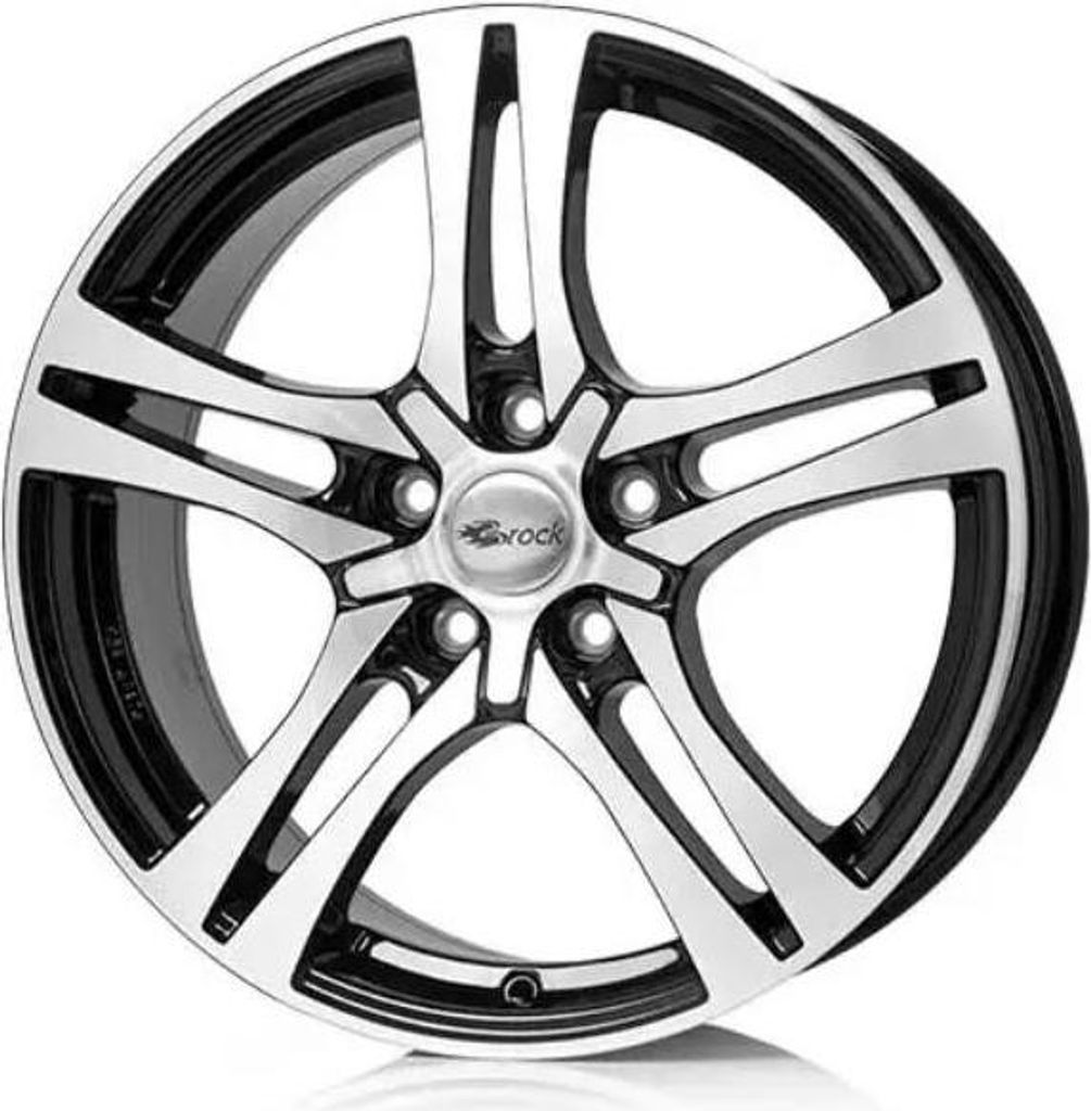 18 Zoll Alufelge RC Design RC26 18"x7.5" 5x105 PCD ET42 56,6mm Felge Schwarz Frontpoliert