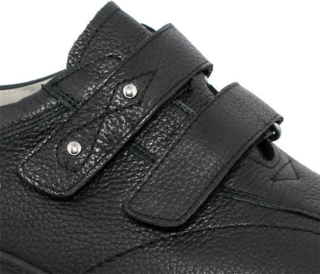 Chaussures Basses Femmes Waldläufer - Noir, Semelle Anatomique, Largeur H, Cuir/textile (réf. 496H31-352/001)