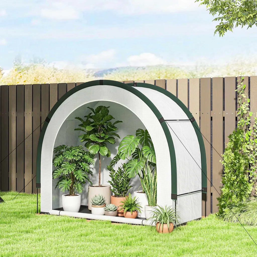 Serre de Balcon Modulable à Structure Acier et Bâche PE Translucide - 2