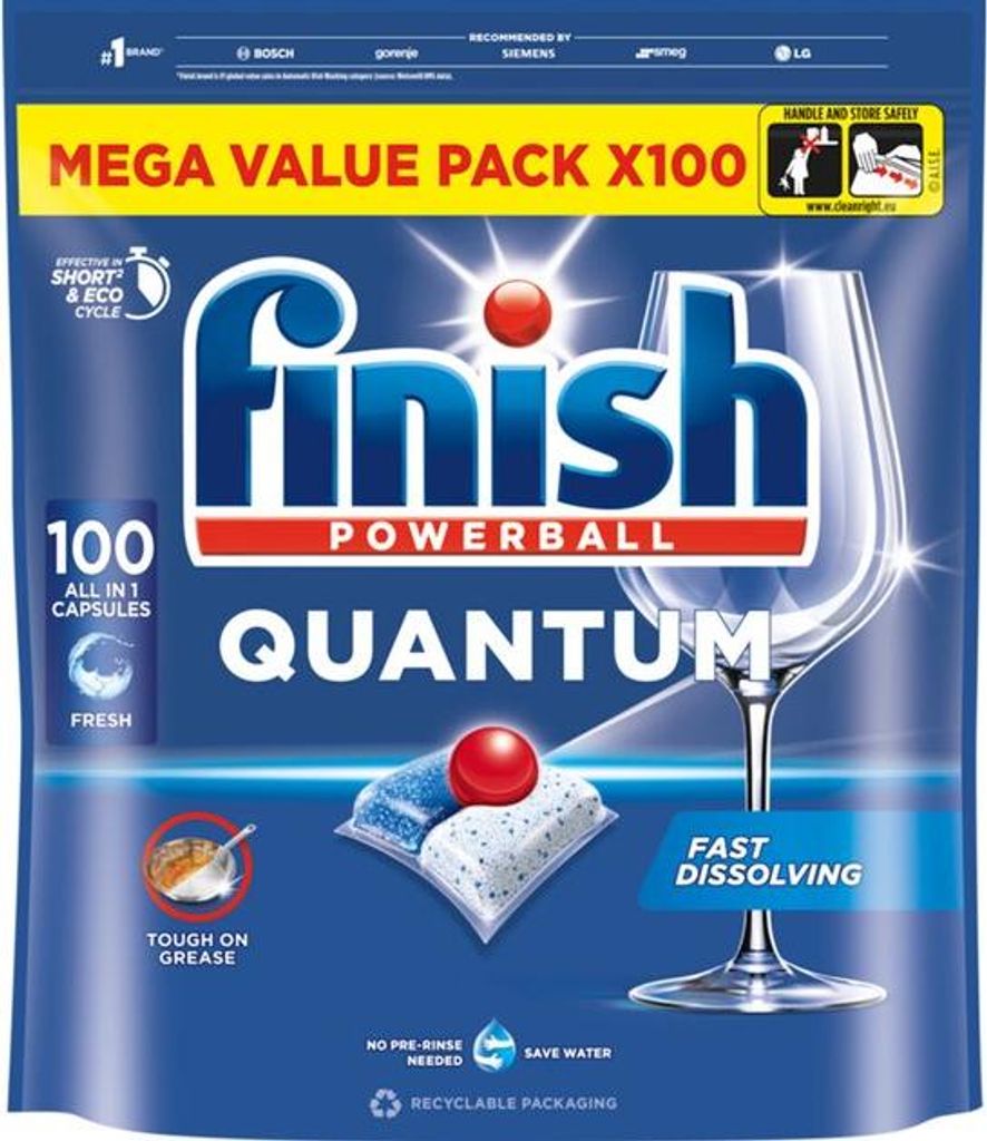 Finish Quantum All-in-1 Geschirrspültabs für normale Produktbild 