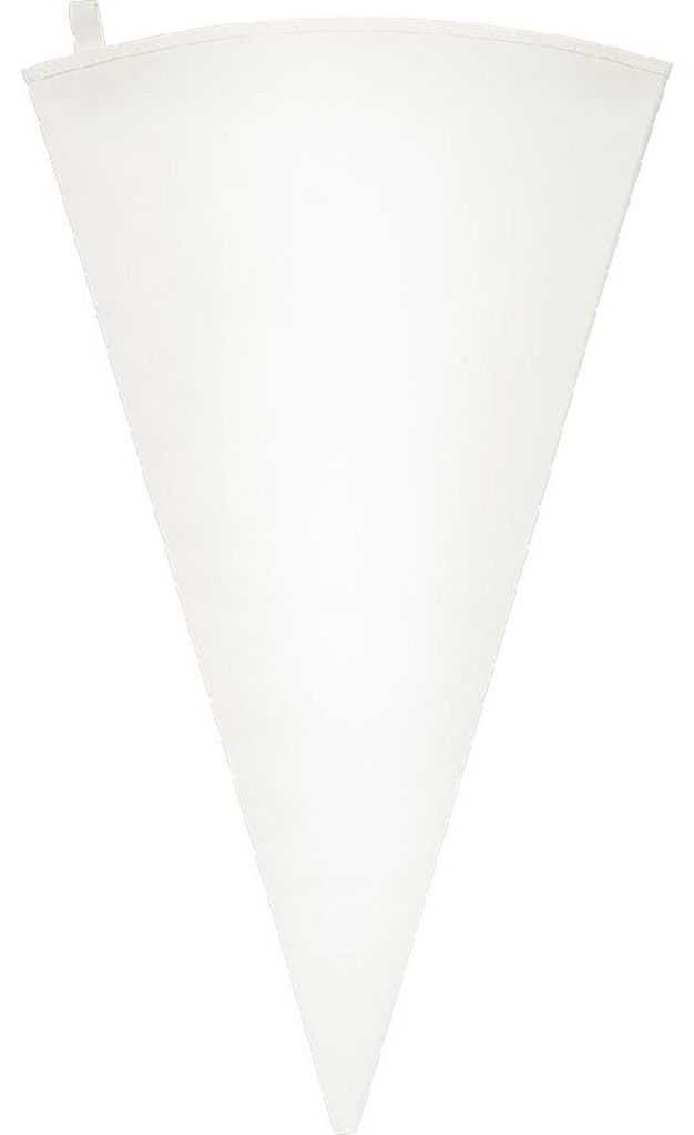 Weißer Baumwoll-Spritzbeutel 250 mm mit Spitzenverstärkung Produktbild 