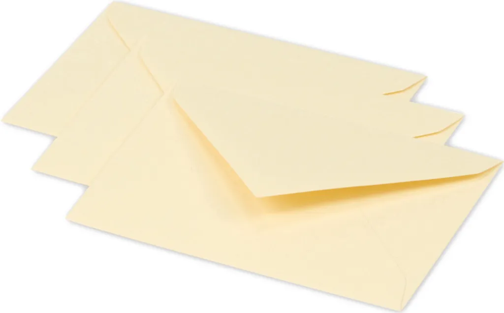 Petite enveloppe chamois Pollen Clairefontaine pour carte de vœux luxe