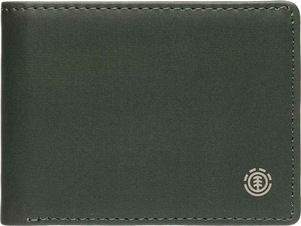 Portafoglio Element Icon Mini Trifold Verde Uomo - Compatto e Robusto