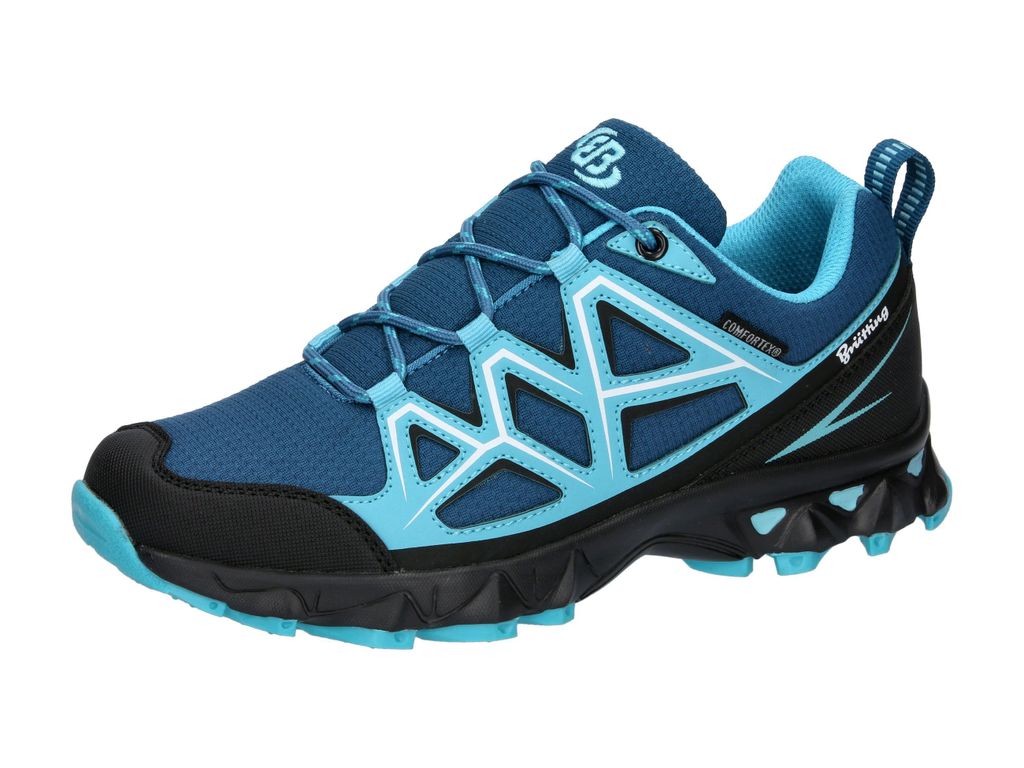 Brütting Power Sportschuhe Damen Outdoorschuhe Wanderschuh Türkis Freizeit, Schuhgröße:38 EU