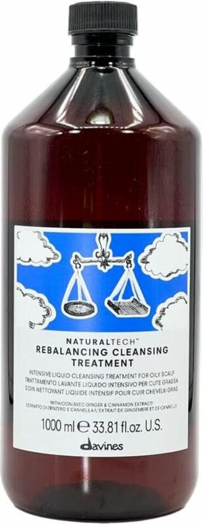 Davines Regulating Treatment Cleanser Liter Produktbild 