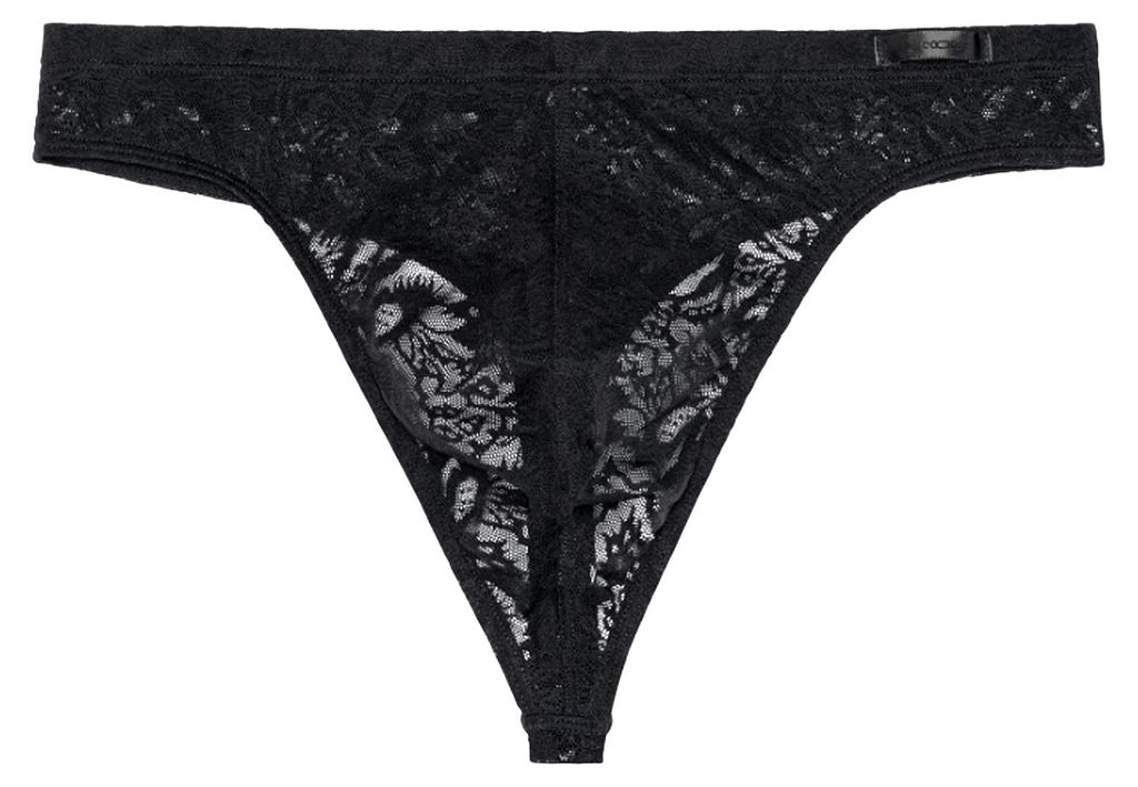 HOM – stringi męskie z koronką, model Free Cut Zdjęcie produktu 