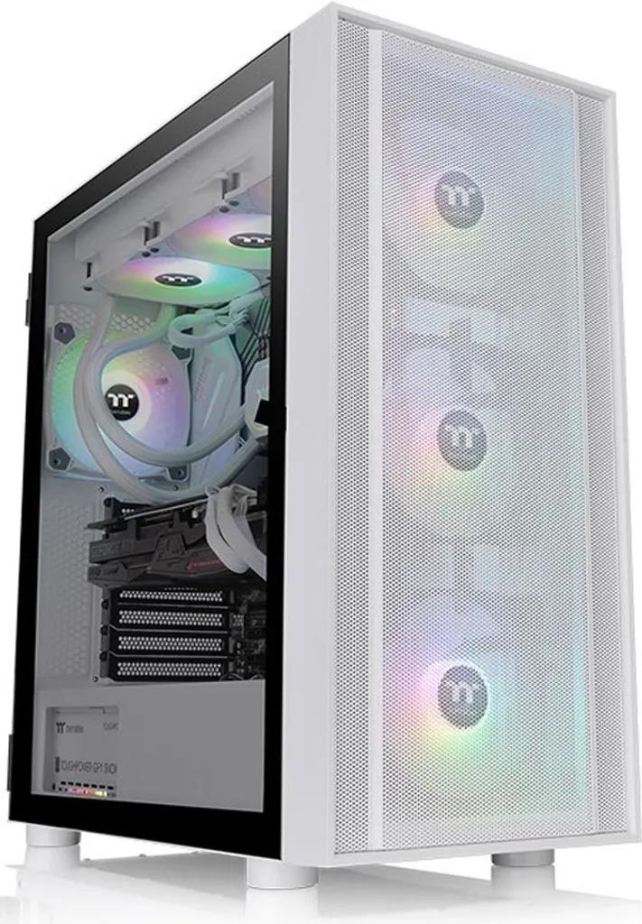 Thermaltake H570 TG ARGB Snow Case E-ATX Bianco - Offerta Gamer