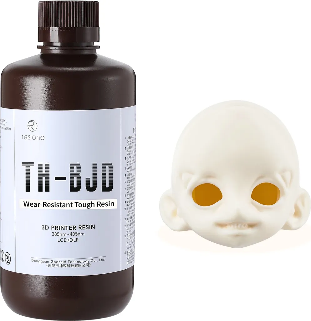 Resina 3D Professionale Bianco Crema 1kg | Non Ingiallisce Mai