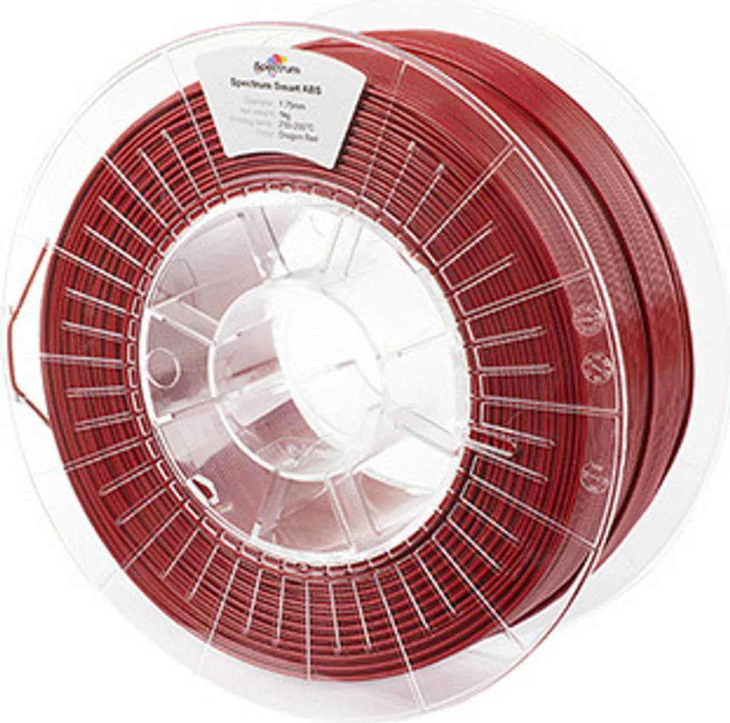 Spectrum Smart ABS Dragon Red 1.75mm 1kg - Filamento 3D Alta Resistenza - 1