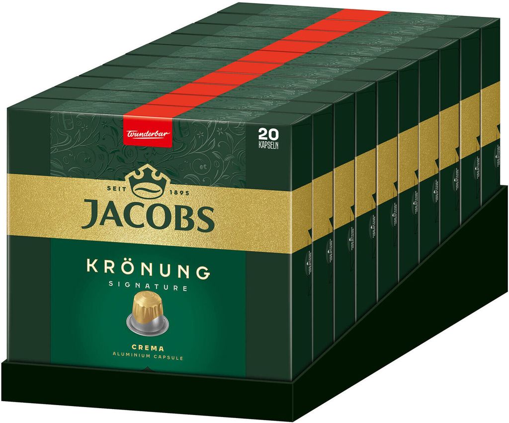JACOBS Kapseln Krönung Crema 200 Nespresso®* kompatible Produktbild 1
