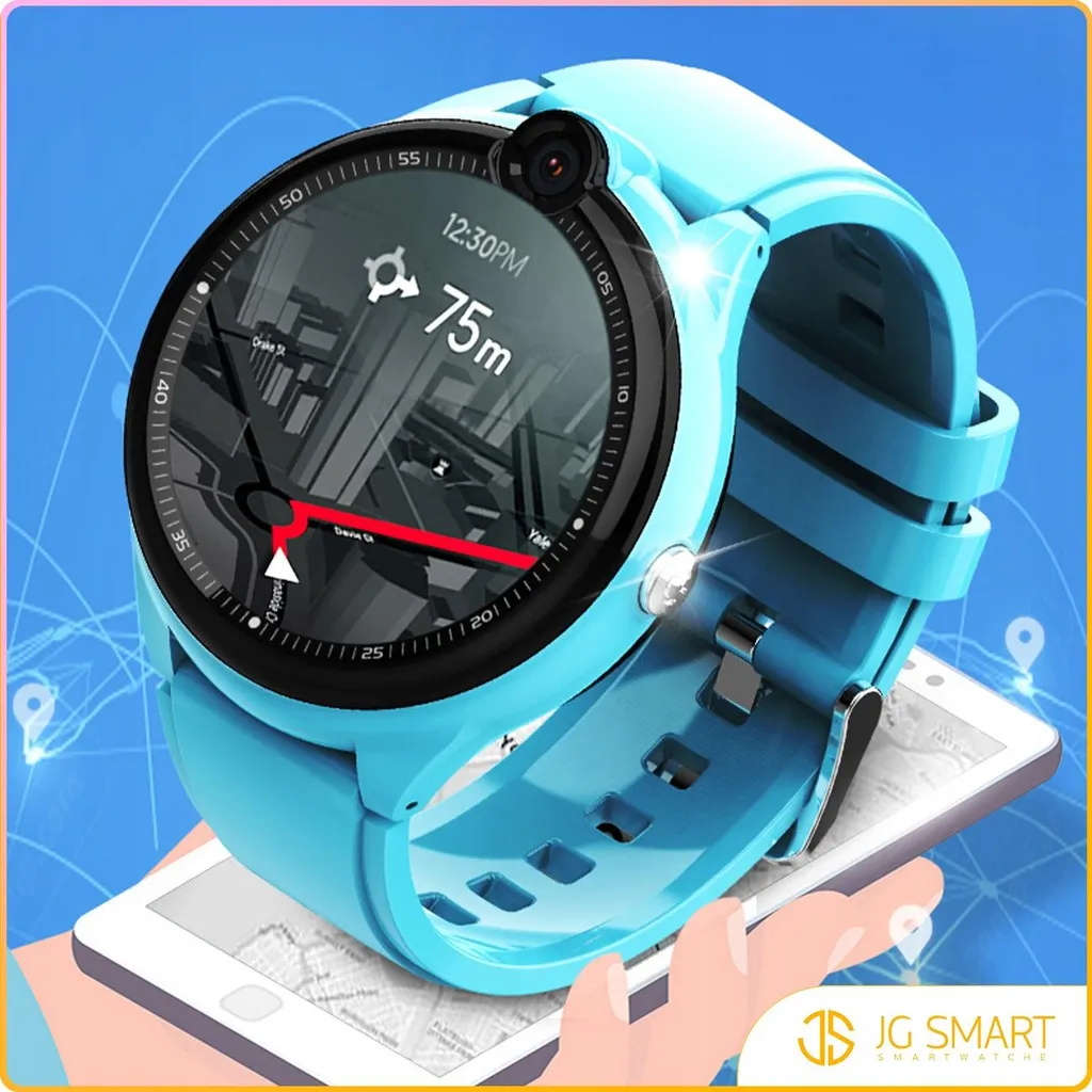 Montre connectée enfant 4G avec traceur GPS et appels vidéo Rose X1