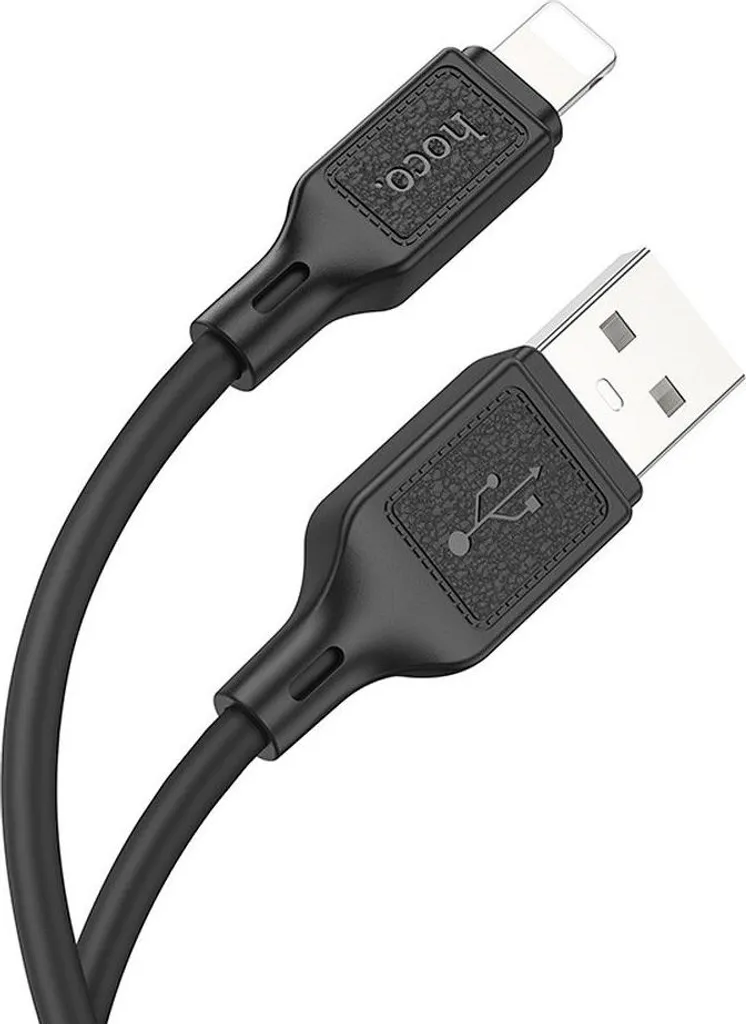 Cavo Lightning Nero Hoco X90 1m - Design Minimal in Silicone 2.4A