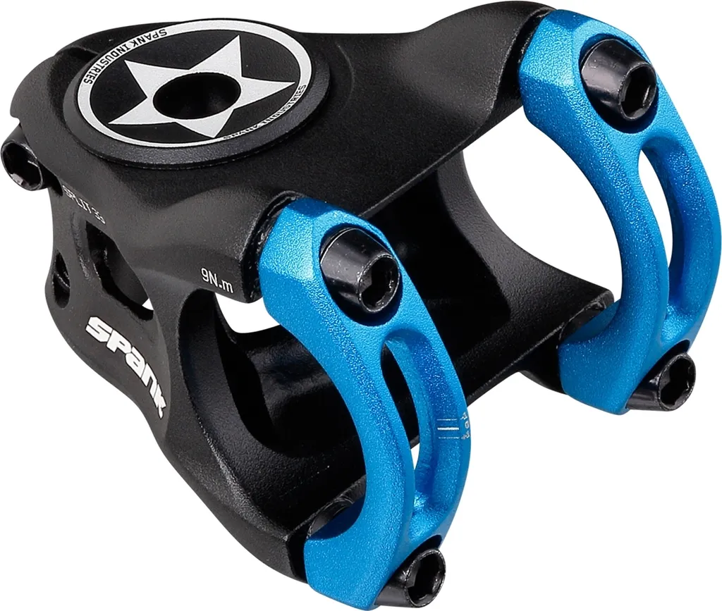 Potence Spank Split 31.8mm Blue 33 - Design Ultra Léger et Robuste en CNC - 2