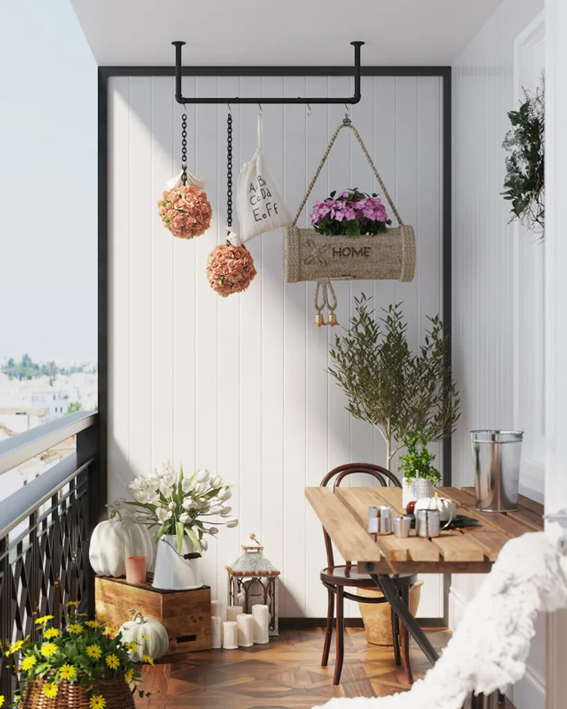 SONGMICS Appendiabiti a muro tubo industriale 2 pezzi industriale 92x30x7,5cm