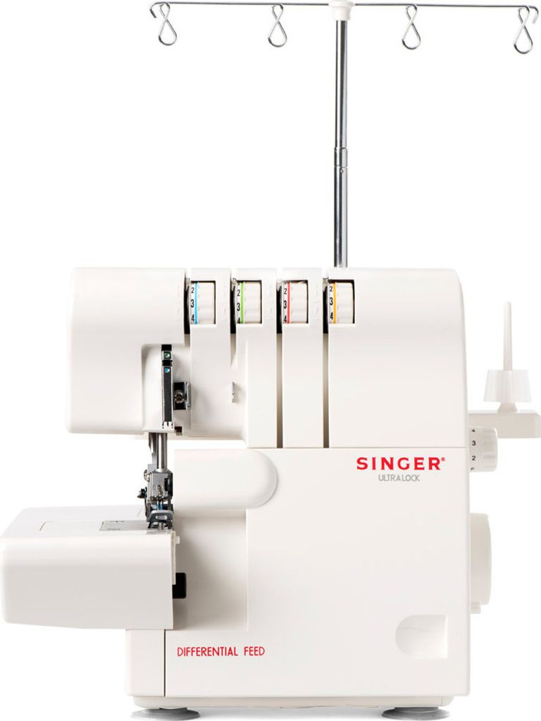 SINGER 14SH654, Weiß, Overlock, 4 Step, 4 mm, 6.7 mm, Produktbild 