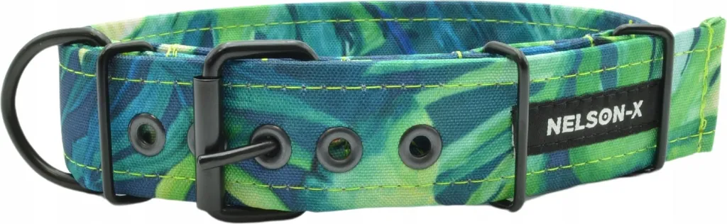 NELSON-X WIKI SCHWARZES HUNDEHALSBAND, NICHT ÖFFNEND, 36-44 cm/4-5 CM, POLEN