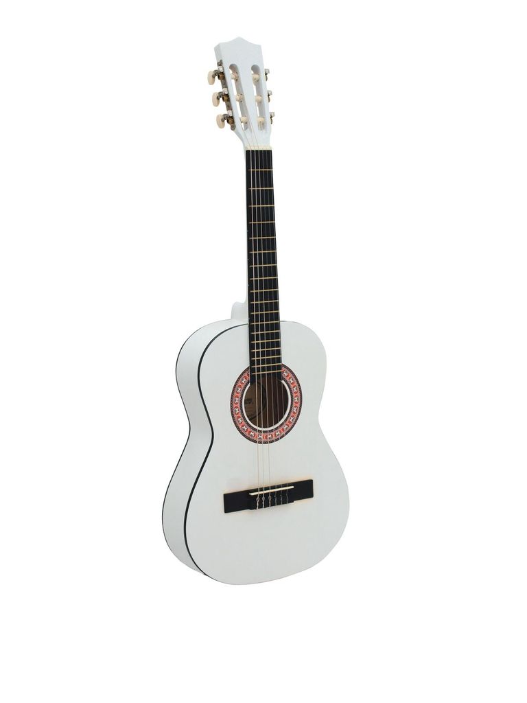 DIMAVERY AC-303 Klassikgitarre 1/2, weiß