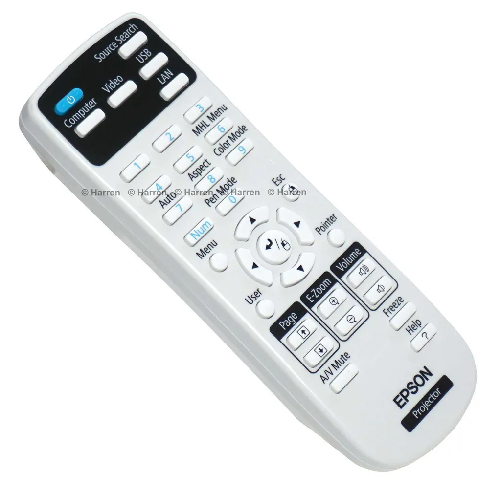 Télécommande infrarouge Epson 1613717 - Contrôle total et précis 10m
